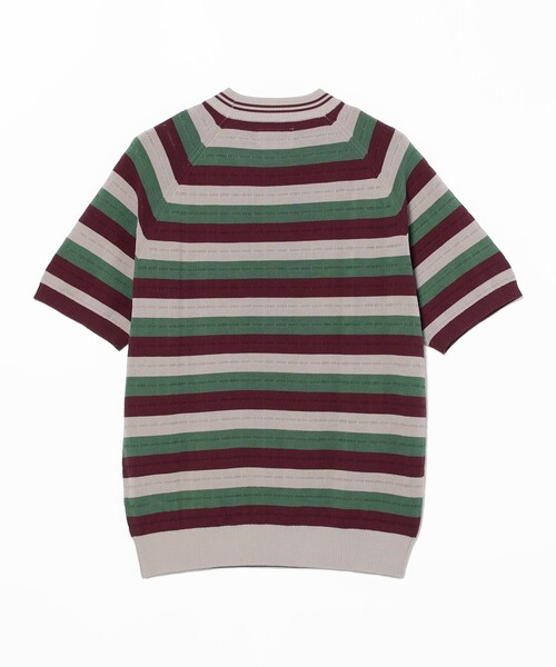 BEAMS PLUS(ビームスプラス)の「Knit Tee Stripe(Tシャツ/カットソー・メンズ・グレー/オリーブ/ラベンダー・X-LARGE/MEDIUM/SMALL/LARGE)」の16枚目の写真
