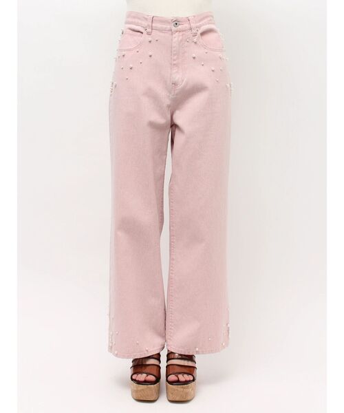 セール】パールデニムパンツ（デニムパンツ）｜MERCURYDUO