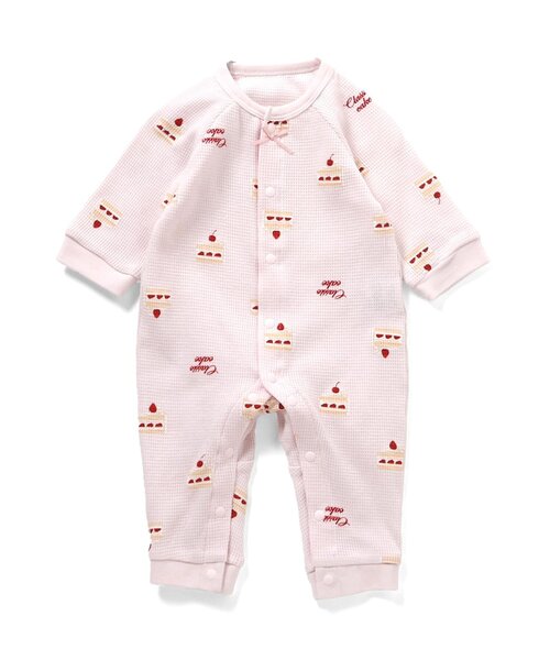 apres les cours（アプレレクール）の「ワッフルカバーオール（ロンパース・キッズ・ピンク/その他3/サックスブルー/アイボリー・80/70/60）」の9枚目の写真