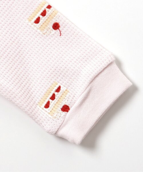 apres les cours（アプレレクール）の「ワッフルカバーオール（ロンパース・キッズ・ピンク/その他3/サックスブルー/アイボリー・80/70/60）」の12枚目の写真