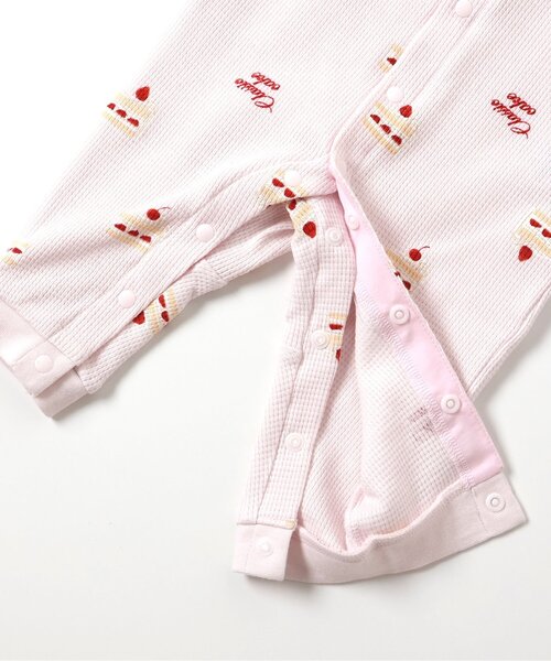 apres les cours（アプレレクール）の「ワッフルカバーオール（ロンパース・キッズ・ピンク/その他3/サックスブルー/アイボリー・80/70/60）」の14枚目の写真