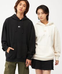 tommy jeans | リラックスオーバーダイフラッグパーカー(スウェット)