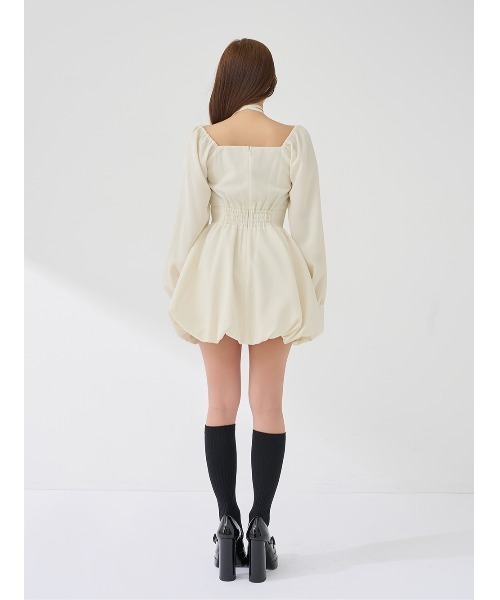 Darich（ダーリッチ）の「ウエストコルセットバルーンミニワンピース