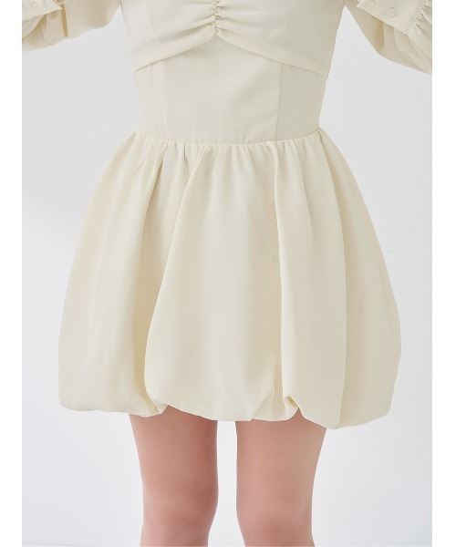 Darich（ダーリッチ）の「ウエストコルセットバルーンミニワンピース