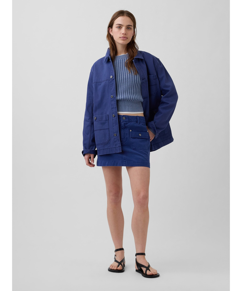 GAP(ギャップ)の「コットン100% バレルスリーブ クロップドセーター(ニット/セーター・レディース・オフホワイト/ブルー/イエロー/グリーン・XL/L/M/S/XS/XXS)」の14枚目の写真