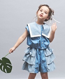 maarook | ネップデニムセーラーブラウス(シャツ/ブラウス)