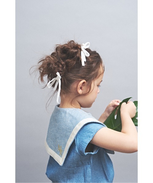 maarook（マルーク）の「ネップデニムセーラーブラウス（シャツ/ブラウス・キッズ・ブルー・130cm/110cm/100cm/120cm/90cm）」の7枚目の写真