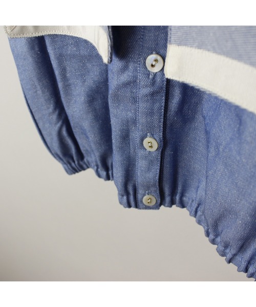 maarook（マルーク）の「ネップデニムセーラーブラウス（シャツ/ブラウス・キッズ・ブルー・130cm/110cm/100cm/120cm/90cm）」の10枚目の写真
