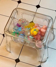 Made in I（メイドインアイ）の「CLEAR Storage Stool（収納グッズ）」