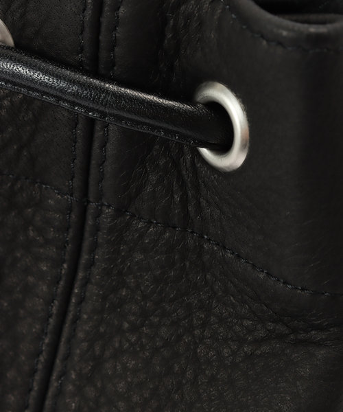 FRAMeWORK(フレームワーク)の「BRICK/ブリック 別注DEERSKIN POOLバッグ(ショルダーバッグ・レディース・ブラック・FREE)」の10枚目の写真