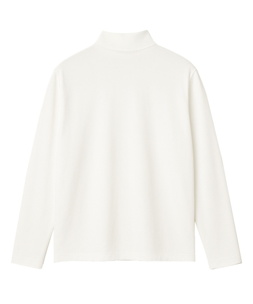 RANDOMOFF（ランダムオフ）の「[ユニセックス] RESERVE オーバーフィット モックネックTシャツ [ホワイト]（ニット/セーター・レディース・その他・M/L/XL）」の2枚目の写真