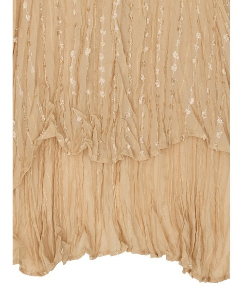 Ameri（アメリ）の「TULLE FRINGE WASHER BLOUSE（シャツ/ブラウス・レディース・アイボリー/ブラック/ベージュ・FREE）」の8枚目の写真