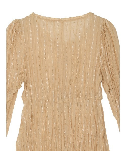 Ameri（アメリ）の「TULLE FRINGE WASHER BLOUSE（シャツ/ブラウス・レディース・アイボリー/ブラック/ベージュ・FREE）」の6枚目の写真