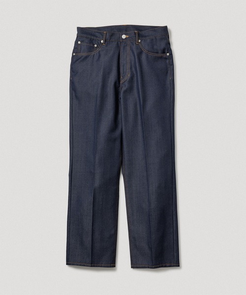 アダムエロペ（ADAM ET ROPE’）/NIKKE ストレート スラックスデニム / ADAM ET ROPE’ JEANS −IMAG− NIKKE】ストレート デニム スラックス / ADAM ET ROPE' JEANS -IMAG