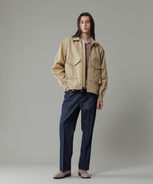 ADAM ET ROPE'(アダムエロペ)の「【NIKKE】ストレート デニム スラックス / ADAM ET ROPE' JEANS -IMAG-(スラックス・メンズ・ブラック系その他2/ブラック/ネイビー・XL/L/M/S)」の13枚目の写真