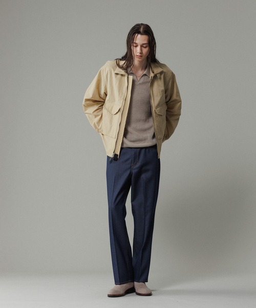 ADAM ET ROPE'(アダムエロペ)の「【NIKKE】ストレート デニム スラックス / ADAM ET ROPE' JEANS -IMAG-(スラックス・メンズ・ブラック系その他2/ブラック/ネイビー・XL/L/M/S)」の14枚目の写真