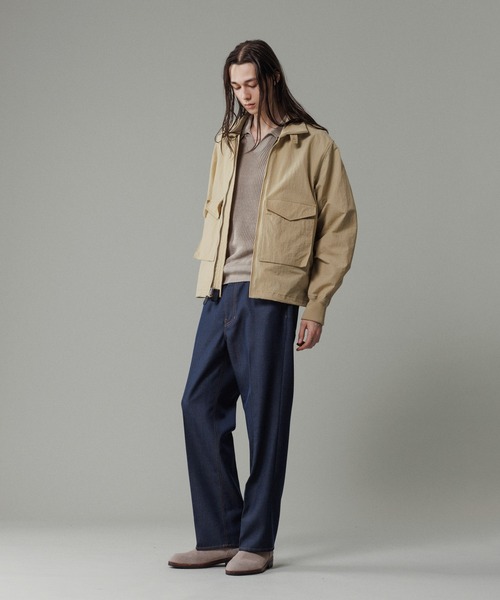 ADAM ET ROPE'(アダムエロペ)の「【NIKKE】ストレート デニム スラックス / ADAM ET ROPE' JEANS -IMAG-(スラックス・メンズ・ブラック系その他2/ブラック/ネイビー・XL/L/M/S)」の15枚目の写真