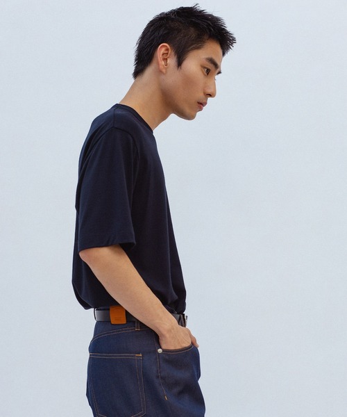 ADAM ET ROPE'(アダムエロペ)の「【NIKKE】ストレート デニム スラックス / ADAM ET ROPE' JEANS -IMAG-(スラックス・メンズ・ブラック系その他2/ブラック/ネイビー・XL/L/M/S)」の18枚目の写真