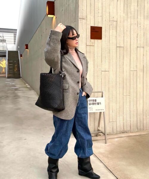 TRIP LE SENS（トリップ ル センス）の「[F/W]ツーフラップポケット3Bブレザー_ヘリンボーンブラック（テーラードジャケット・メンズ・その他・M/L）」の11枚目の写真