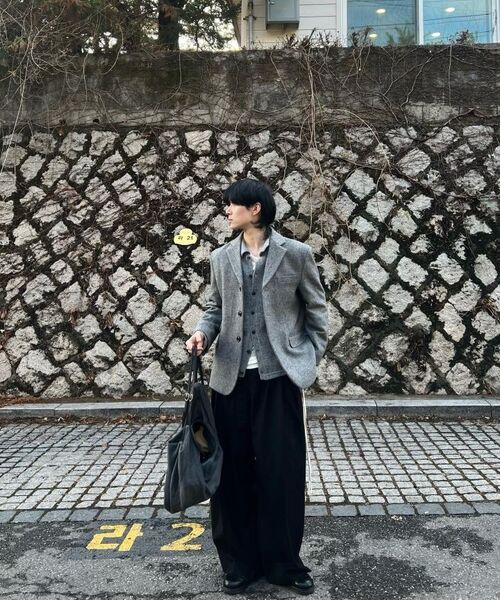 TRIP LE SENS（トリップ ル センス）の「[F/W]ツーフラップポケット3Bブレザー_ヘリンボーンブラック（テーラードジャケット・メンズ・その他・M/L）」の15枚目の写真