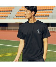 LEADRAW（リドロウ）の「トリウンフォ ゴールポストTシャツ _ ブラック（Tシャツ/カットソー）」