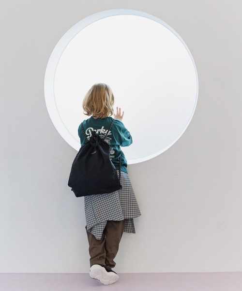 GLOBAL WORK（グローバルワーク）の「スゴラクストレッチベイカーパンツ/625173（デニムパンツ・キッズ・ブラウン/ブルー/グレイッシュベージュ/ベージュ・160cm/150cm/140cm/130cm）」の5枚目の写真