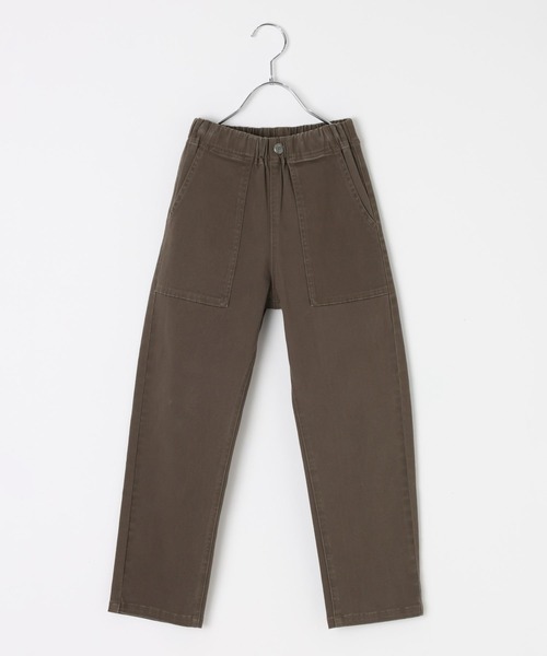 GLOBAL WORK(グローバルワーク)の「スゴラクストレッチベイカーパンツ/625173(デニムパンツ・キッズ・ブラウン/ブルー/グレイッシュベージュ/ベージュ・160cm/150cm/140cm/130cm)」の14枚目の写真
