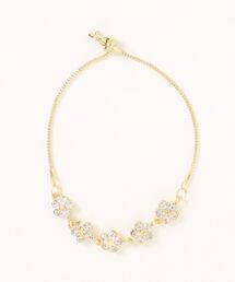 Burner（バーナー）の「【Sonu jewelry（ソヌジュエリー）】フラワーモチーフ一連ブレスレット　 son-bre-1-3（ブレスレット）」