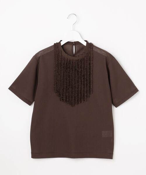 自由区(ジユウク)の「シアーフリルジャージー カットソー(Tシャツ/カットソー・レディース・アイボリー系・32)」の8枚目の写真