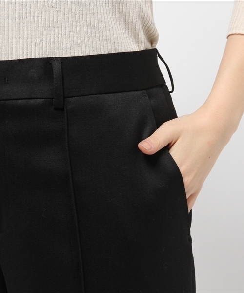 FRAMeWORK(フレームワーク)の「ウールサテン ワイドパンツ◆(その他パンツ・レディース・ブラック/チャコールグレー/ネイビー・36/38/40)」の12枚目の写真