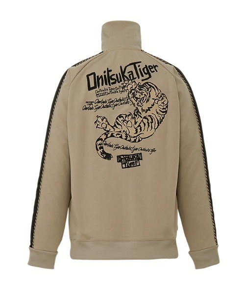 Onitsuka Tiger(オニツカタイガー)の「TRACK TOP / トラックトップ(その他アウター・レディース・ベージュ/ブラック・XL/L/M/S/XS)」の4枚目の写真