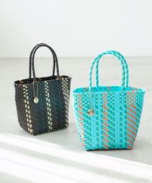 le.coeur blanc | スクエアメルカドバッグ(かごバッグ)