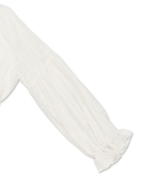 SPINNS（スピンズ）の「一枚で雰囲気完成☆ナチュラル×ウエスタンなベルト付きブラウスワンピ（ワンピース・レディース・オフホワイト・ONESIZE）」の22枚目の写真