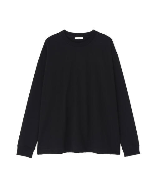 ATON(エイトン)の「ATON (エイトン)12/- AIR SPINNING | LOOSE FIT LONG SLEEVE T-SHIRT(Tシャツ/カットソー・メンズ・ブラック/ホワイト・2/4/6)」の11枚目の写真