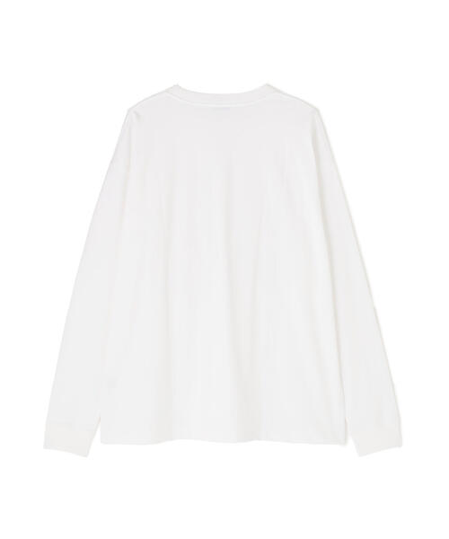 ATON(エイトン)の「ATON (エイトン)12/- AIR SPINNING | LOOSE FIT LONG SLEEVE T-SHIRT(Tシャツ/カットソー・メンズ・ホワイト/ブラック・2/4/6)」の10枚目の写真
