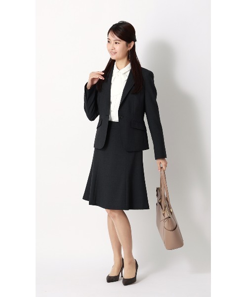 AOYAMA（アオヤマ）の「シャツ襟取り外しリボンブラウス【長袖】【2WAY】｜学生＆通勤＆オフィス＆入卒＆セレモニー＆オケージョン｜（シャツ/ブラウス・レディース・ホワイト/ラベンダー・S/M/L/LL）」の14枚目の写真