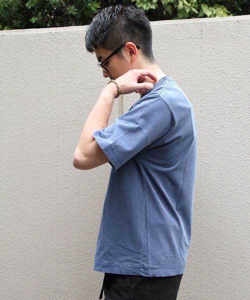 ORCIVAL（オーシバル）の「ORCIVAL/オーシバル　ヴィンテージプリントTEE　VINTAGE PRINT TEE　OR-C0525 TAB（Tシャツ/カットソー・レディース・ネイビー/チャコールグレー・5/4）」の5枚目の写真