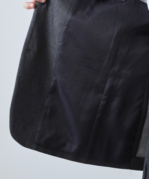 THE SHOP TK （ザ ショップ ティーケー ）の「ライトエバーデニム ジャケット 洗濯機OK/ストレッチ/セットアップ可（デニムジャケット・メンズ・ネイビー/カーキ・01/04/03/02）」の22枚目の写真