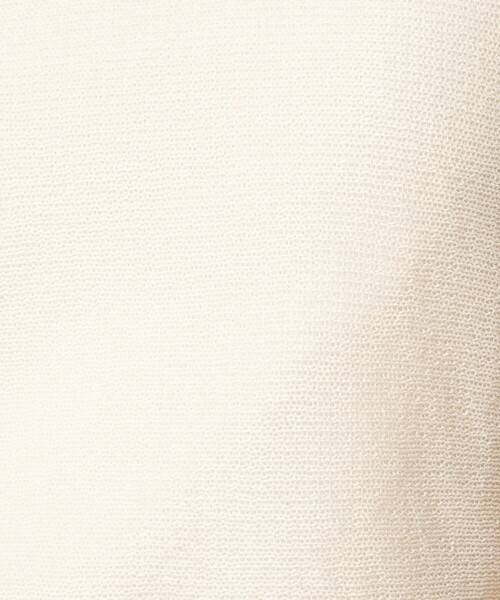 green label relaxing（グリーンレーベルリラクシング）の「ペーパー ニット プルオーバー ウォッシャブル（ニット/セーター・レディース・ナチュラル/ダークブラウン/ベージュ・FREE）」の18枚目の写真