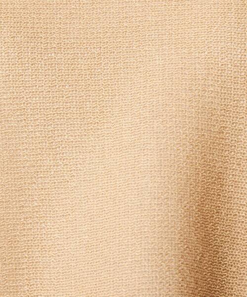 green label relaxing（グリーンレーベルリラクシング）の「ペーパー ニット プルオーバー ウォッシャブル（ニット/セーター・レディース・ナチュラル/ダークブラウン/ベージュ・FREE）」の17枚目の写真