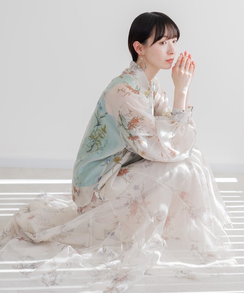 Paradise Picnic（パラダイスピクニック）の「TRANOI. ヴィンテージフラワーブラウス（シャツ/ブラウス・レディース・ベージュ/ブラック・FREE）」の14枚目の写真