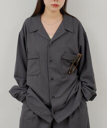 WHIMSIC | 【WHIMSIC/SETUP対応/2サイズ展開】パイピングパジャマシャツ(シャツ/ブラウス)