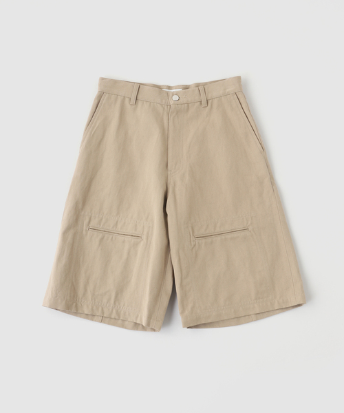 MATSUFUJI(マツフジ)の「MATSUFUJI / マツフジ CL WORK SHORTS(その他パンツ・メンズ・ブラック/ベージュ・3/2)」の1枚目の写真