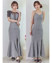 EATME | 2WAYセットチェックキャミワンピース(ワンピース)