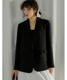 [2026S/S PRE ORDER][UVカット]ドライタッチホップサックダブルテーラードジャケット