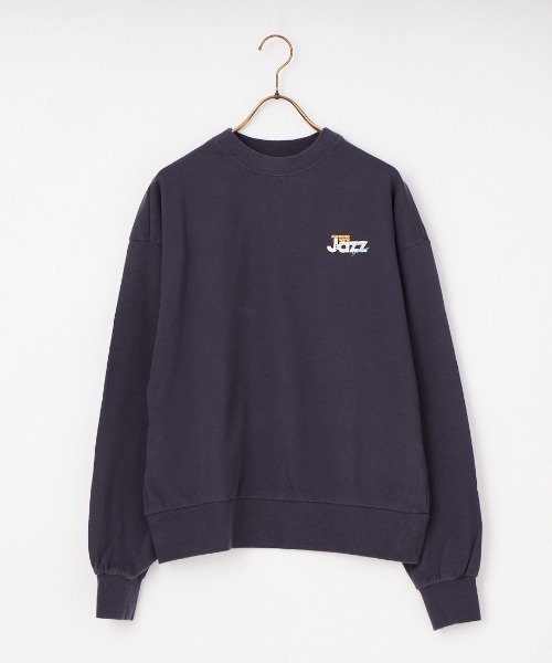 THE SHINZONE(ザ シンゾーン)の「【THE SHINZONE/ザ シンゾーン】JAZZ GROOVE バックプリント スウェット(スウェット・レディース・ネイビー/グレー・0)」の4枚目の写真