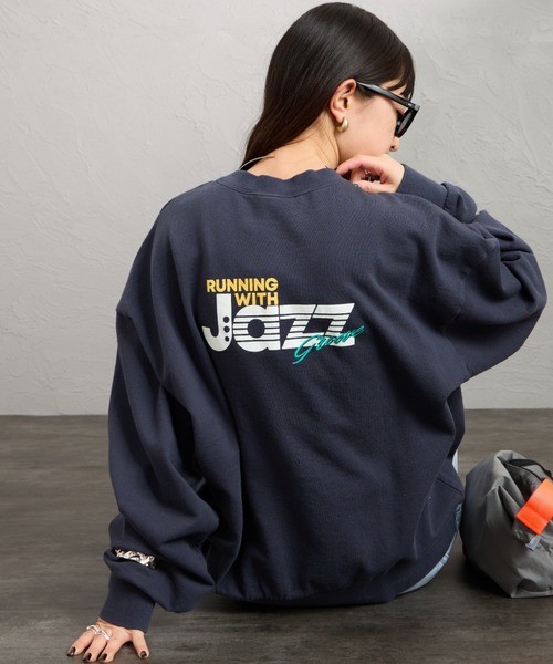 THE SHINZONE/ザ シンゾーン】JAZZ GROOVE バックプリント スウェット
