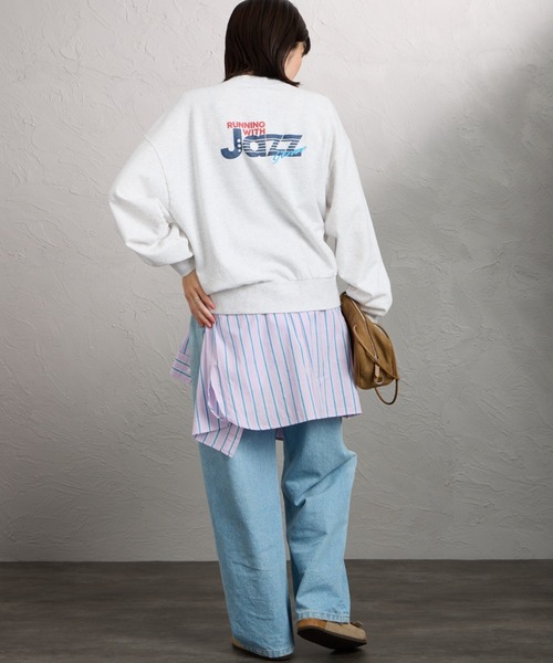 THE SHINZONE/ザ シンゾーン】JAZZ GROOVE バックプリント スウェット
