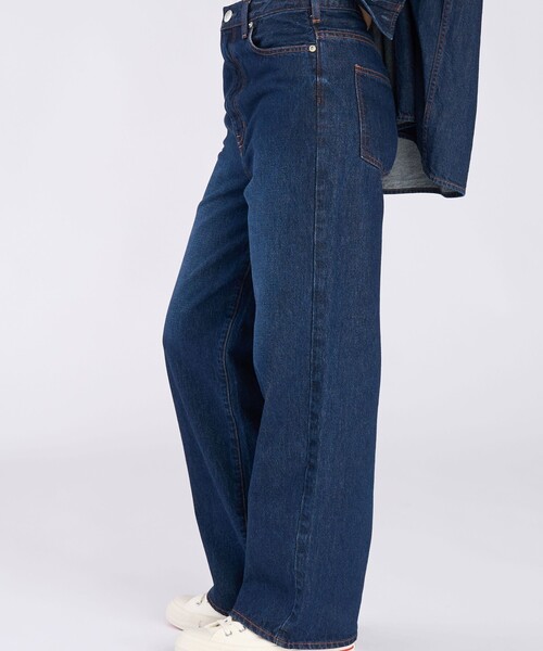 To b. by agnes b.(トゥービーバイアニエスベー)の「To b. by agnes b. × NEEDBY heritage LUNA WITH TO B.(その他パンツ・レディース・ブルー系その他・24/23/25)」の5枚目の写真