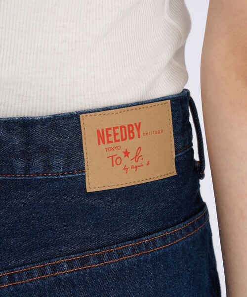 To b. by agnes b.(トゥービーバイアニエスベー)の「To b. by agnes b. × NEEDBY heritage LUNA WITH TO B.(その他パンツ・レディース・ブルー系その他・24/23/25)」の8枚目の写真